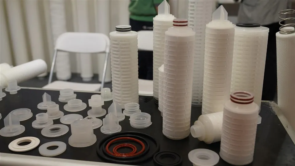 Φίλτρο μεμβράνης υψηλής ροής Ptfenylon Pleated Filter Cartridge