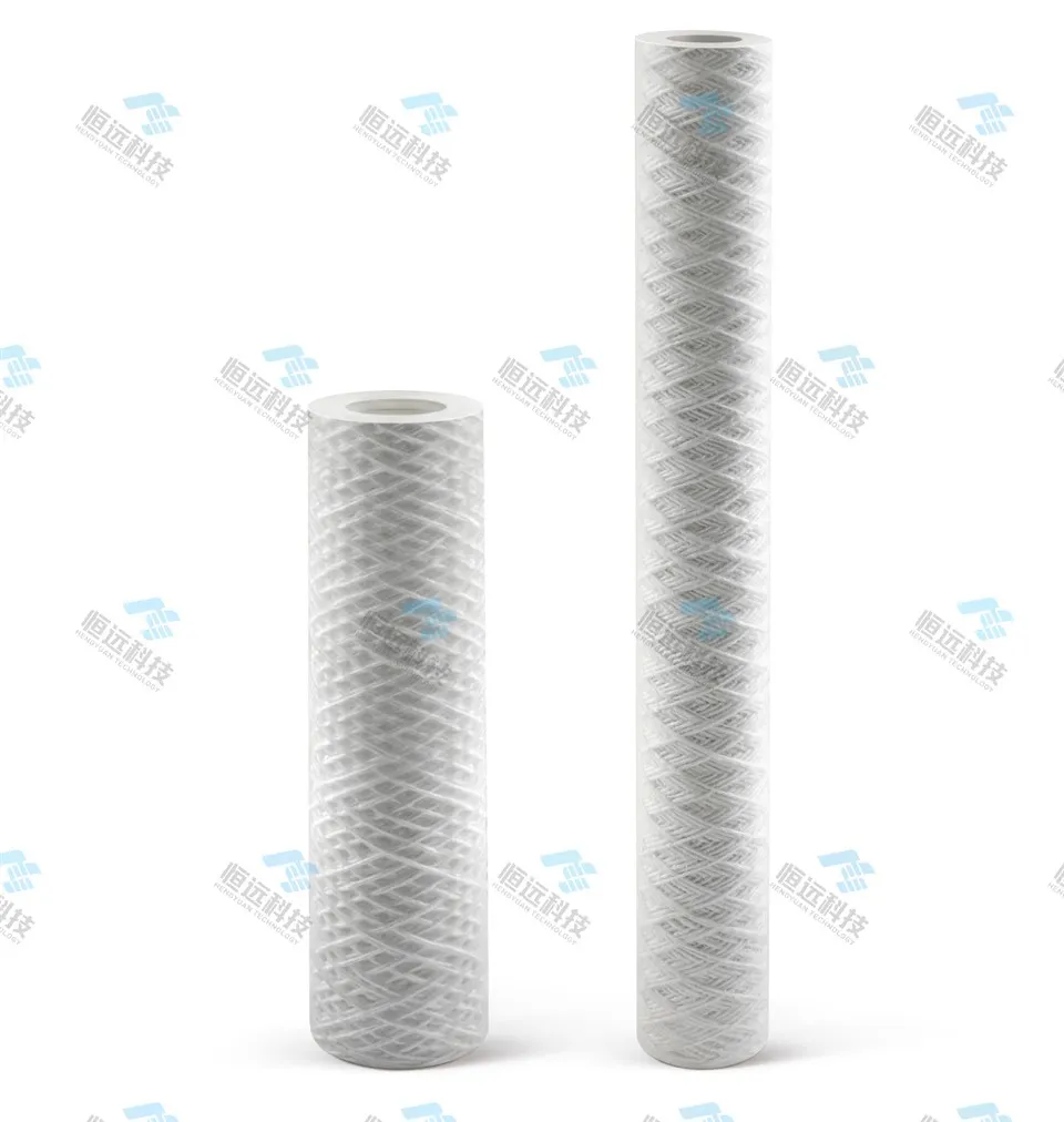 PP String Wound Sediment Filter Water Cartridges Φίλτρο πολυπροπυλενίου με σύρμα περιέλιξης