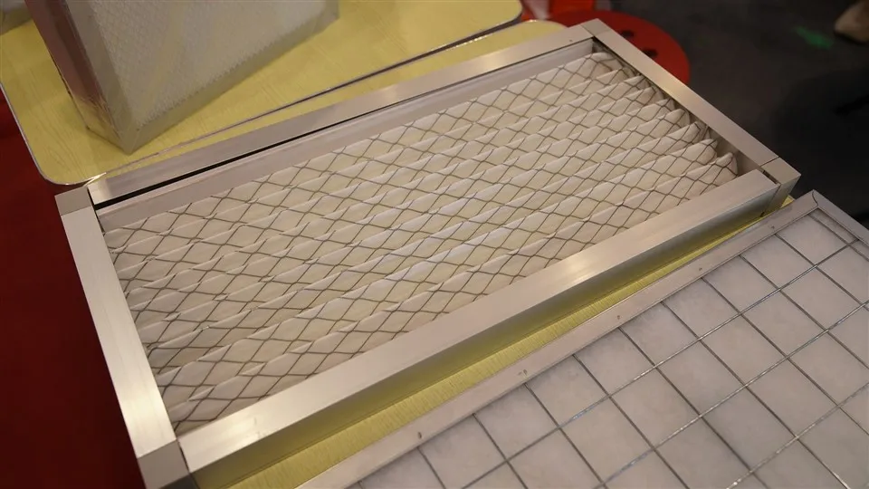 Πρωτοβάθμια επίδραση πτυσσόμενο G4 Flat Effect Bag Dust Filter με φίλτρο καθαρισμού βαμβακιού